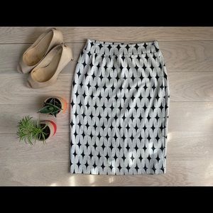 XS Renee C Leena Printed Skirt
